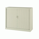 ARMOIRE À RIDEAUX MONOBLOC GENERIC H 100 X L 120 CM CORPS BEIGE / RIDEAUX BEIGE