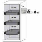 ARMOIRE SÉCURITÉ S-CLASSIC-90 S90.129.060.WDAS JAUNE