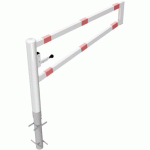 BARRIÈRE PIVOTANTE À BÉTONNER CADENAS-1500 MM- BLANC/ROUGE - SCHAKE