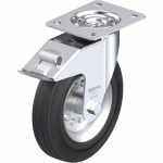 BLICKLE - ROULETTE PIVOTANTE À FREIN Ø 200MM BANDAGE CAOUTCHOUC SBR 205KG - LE-VE 200R-FI