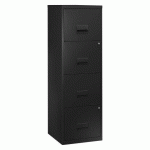 CLASSEUR MONOBLOC BUDGET 4 TIROIRS NOIR