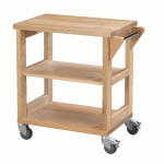 DESSERTE MOBILE 3 PLATEAUX - MANUTAN COLLECTIVITÉS