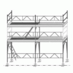 ÉCHAFAUDAGE FAÇADIER RAPID PRO 42 - LOT 45 M2