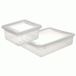 LOT DE 4 - BOÎTE DE RANGEMENT 