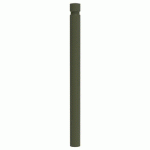 POTELET VITYL TÊTE GORGES MÉTAL HTR 1 M Ø 90 MM - OLIVE 6003 - BUTON DESIGN
