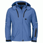 PROJOB 3412 SOFTSHELL PRIO FEMME A CAPUCHE BLEU CIEL - TAILLE XXL