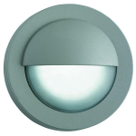 SEARCHLIGHT - APPLIQUE RONDE LED OUTDOOR, EN ALUMINIUM ET VERRE - GRIS