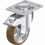 BLICKLE - ROULETTE PIVOTANTE À FREIN Ø 125MM BANDAGE POLYURÉTHANE PU 550KG - LH-ALB 125K-3-FI