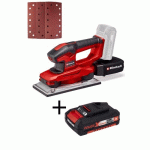 LOT PONCEUSE VIBRANTE SANS FIL - TE-OS 18/230 +1 BATTERIE 2AH EINHELL