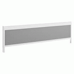 PANNEAU ÉCRAN CADRE BLANC L 180 CM POUR BUREAUX ARCH - DÉCOR GRIS PERLE