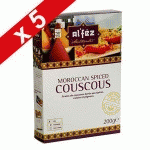 PLAT DE LEGUMES-FECULENTS - COUSCOUS AUX ÉPICES PAR 5