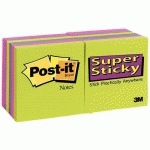 POST-IT 12 POST-IT® SUPER STICKY ASSORTI
