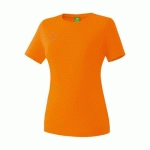 T-SHIRT TEAMSPORT - ERIMA - CASUAL BASIC FEMME ORANGE