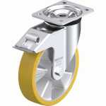 BLICKLE - ROULETTE PIVOTANTE À FREIN Ø 200MM BANDAGE POLYURÉTHANE PU 600KG - LK-ALTH 200K-FI