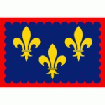 DRAPEAU BERRY : DIMENSIONS - 60 X 90 CM