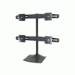 ERGOTRON DS SERIES DS100 QUAD MONITOR DESK STAND 61 CM (24") BUREAU NOIR
