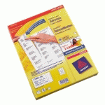 ETIQUETTE ADRESSE LASER 63,5 X 38,1 MM AVERY L7160-100 BLANCHE - BOÎTE DE 2100