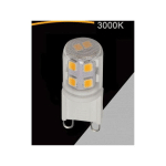 G9 LED TUBULAR BULB 2.5 W 280 LM LIGHT 3000K 4000K 6500K SPARAC-G9-2.5W-CE1 -BLANC CHAUD- - BLANC CHAUD