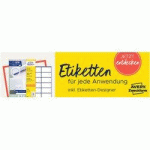 LOT DE 2 - ETIQUETTE UNIVERSELLE, 70 X 36 MM, BLANC