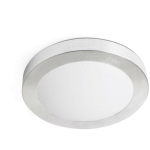 OLS ORIGINAL - OSTROM LAMPE PLAFOND RONDE NICKEL SATINÉ Ø 350 CM