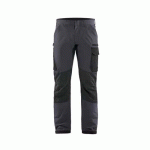 PANTALON DE TRAVAIL MAINTENANCE STRETCH 4D GRIS/NOIR C148 - BLAKLADER