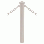 POTELET PROVINCE Ø114 MM CHAINES 2 ANNEAUX AGORA GRIS 7044 - PROCITY
