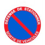 SIGNALETIQUE DEFENCE STATIONNER SORTIE VEHICULE