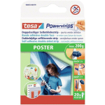 TESA - POWERSTRIPS® POSTER 58003-00079-21 BLANC 20 PC(S) S17614