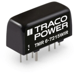 TMR 6-2423WIR CONVERTISSEUR CC/CC POUR CIRCUITS IMPRIMÉS 24 V/DC 200 MA 6 W NBR. DE SORTIES: 2 X CONTENU 1 P - TRACOPOWER