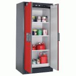 ARMOIRE SÉCURITÉ Q-CLASSIC-90 Q90.195.090 GRIS/ROUGE - MANUTAN COLLECTIVITÉS