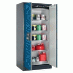 ARMOIRE SÉCURITÉ Q-PEGASUS-90 Q90.195.090.WDAC GRIS/BLEU - ASECOS