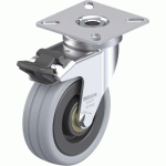 BLICKLE - ROULETTE PIVOTANTE À FREIN Ø 75MM BANDAGE CAOUTCHOUC SBR 60KG - LPA-VPA 75K-FI