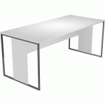 BUREAU PIEDS CADRES MÉTAL RAZOR - 180CM - BLANC/ANTHRACITE - ARTARREDI