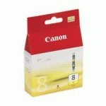 CARTOUCHE IMPRIMANTE JET D'ENCRE JAUNE CANON CLI-8Y