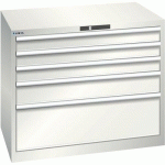 ARMOIRE 5 TIROIRS 1023X725X850MM-CAPACITÉ 75KG-GRIS CLAIR - LISTA