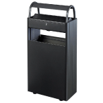 BORNES CENDRIER 12 L ET CORBEILLE 60 L ROSSIGNOL GRIS MANGANÈSE
