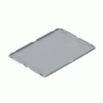 COUVERCLE POUR BAC GERBABLE NORME EUROPE - LONGUEUR 800 MM - BEKUPLAST