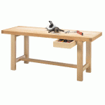 ETABLI DE MÉCANICIEN - 1 TIROIR LARG. 1500 MM - MANUTAN COLLECTIVITÉS