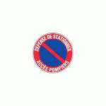 PANNEAU D’INTERDICTION ROND 300MM 