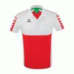 POLO HOMME - ERIMA - SIX WINGS ROUGE/BLANC