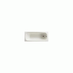 BAIGNOIRE AVEC PIEDS CONTESA 150X70CM 2 TROUS EN ACIER BLANC - ROCA - A236097000