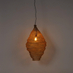 SUSPENSION LINDBY ELDRIC, Ø 46 CM, DORÉ, FER, E27