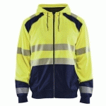 SWEAT ZIPPÉ À CAPUCHE HAUTE-VISIBILITÉ TAILLE S - BLAKLADER