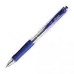 UNIBALL STYLO À BILLE RECHARGEABLE POINTE FINE RÉTRACTABLE ENCRE BLEUE CORPS AVEC GRIP LAKNOCK