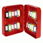 ARMOIRE 20 CLÉS FERMETURE À CLÉ - ROUGE