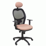 FAUTEUIL DE BUREAU JORQUERA - DOSSIER MAILLE - ROSE