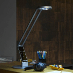LUCTRA TABLE RADIAL LAMPE À POSER LED PIED ALU