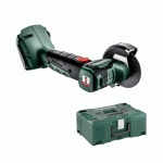 MEULEUSE D'ANGLE 18V CC 18 LTX BL D76MM (SANS BATTERIE NI CHARGEUR) + COFFRET METABOX - METABO - 600349840