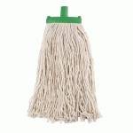 MOP À FRANGES BLANC ET VERT PROFESSIONNEL JANTEX