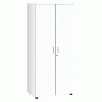 ARMOIRE HAUTE PORTES BATTANTES H 180 X L 80 CM INTUITIV
